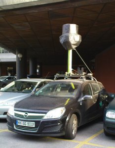 Google's StreetView Car spottet in Mannheim, Germany